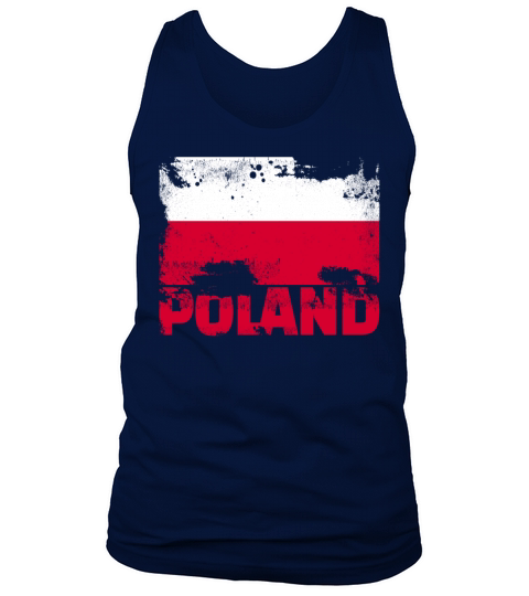 Poland Flag Vintage Distressed Polish Grunge Trave Tank Top Unisex