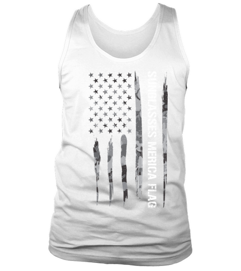 Sunglasses Merica Flag Tank Top Unisex