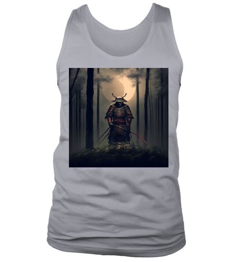 Sword martial arts forest digital art forest night Tank Top Unisex