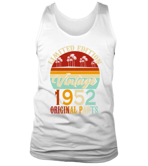 Vintage 1952 Vintage Birthday Retro Gift Tank Top Unisex