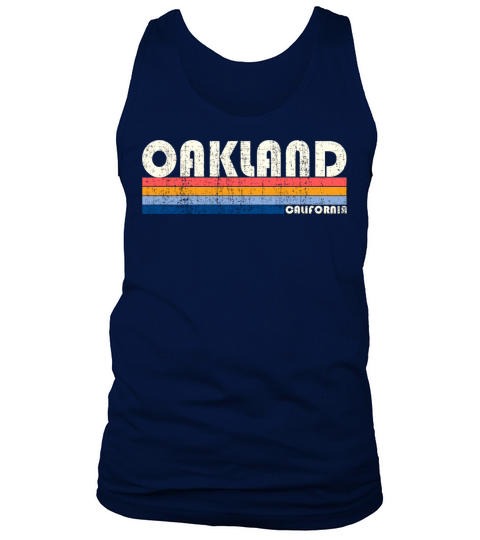 Vintage 70s 80s Style Oakland Ca Tank Top Unisex