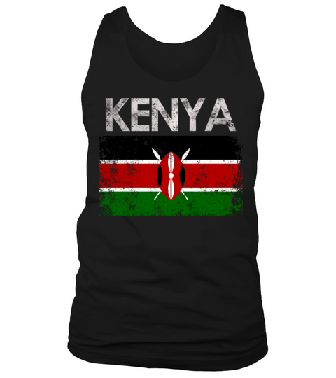 Vintage Kenya Kenya Flag Pride Tank Top Unisex