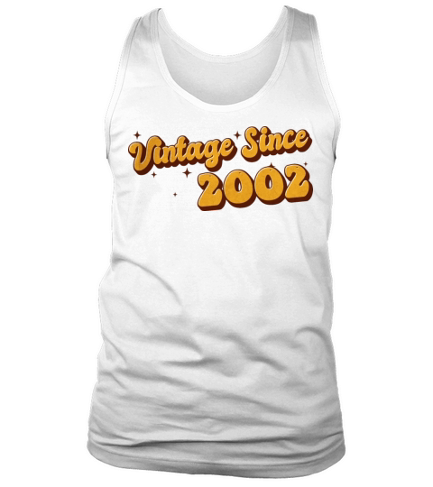 Vintage since 2002 21 Years Old - Groovy 21st Tank Top Unisex