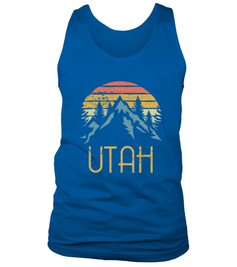 Vintage Ut Utah Mountains Outdoor Adventure Tank Top Unisex