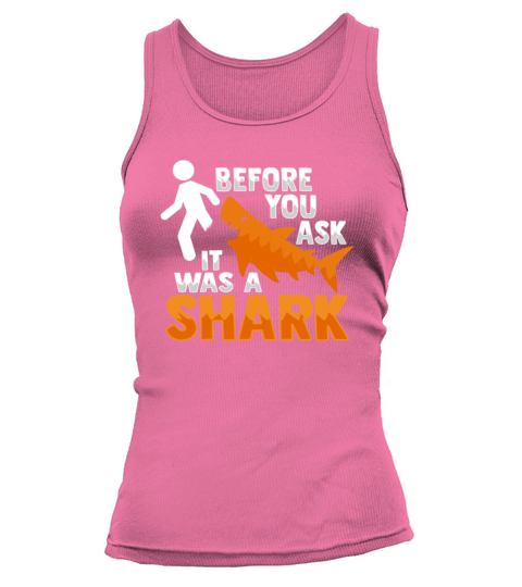 Amputee Joke Leg Prosthetic Shark Design for a Leg Tank top Woman
