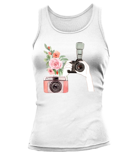 Beautiful Vintage Camera Collection Tank top Woman