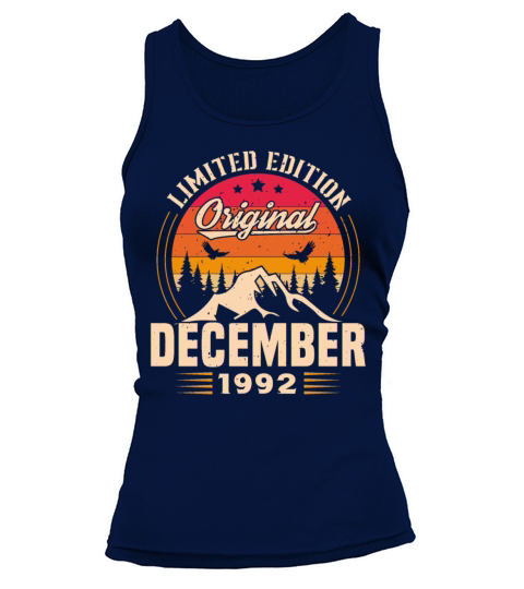 Birthday Gift December 1992 Vintage Retro Tank top Woman