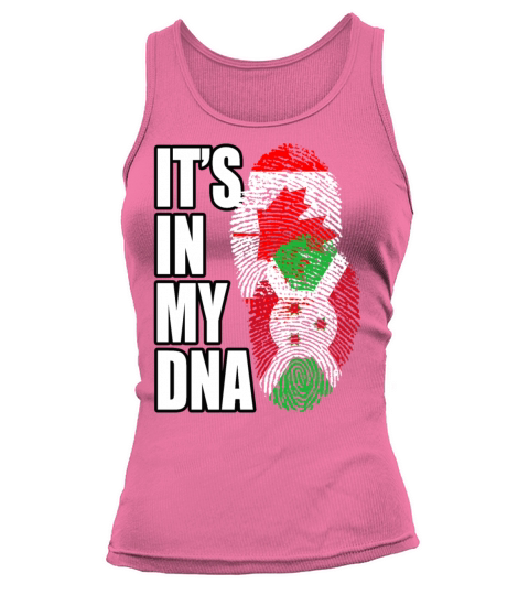 Burundian And Canadian Mix Heritage DNA Flag Tank top Woman