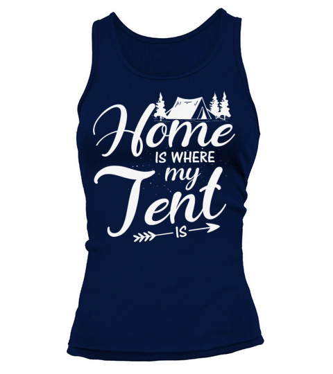 Camping Camper Van Vintage In Caravan Caravan Tank top Woman