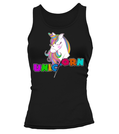 Colorful Unicorn Design For Unicorn Lover Tank top Woman