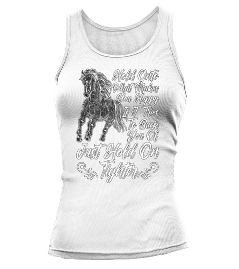 Cutting Horse Hold Onto What Makes Rodeo Horseman Tank top Woman