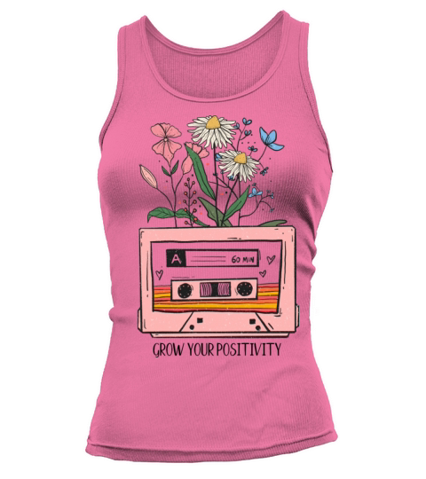 Grow Your Positivity Quote Tank top Woman