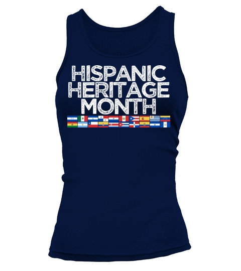 Hispanic Heritage Month Flags Spanish Teacher Tank top Woman