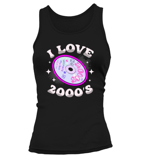 I Love 2000s Decade 2000 Era Millenium Vintage Tank top Woman