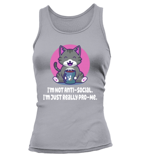 Im Pro Me Introvert Positivity Antisocial Positive Tank top Woman