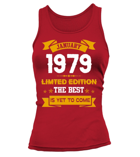 January 1979 Birthday Surprise Tank top Woman