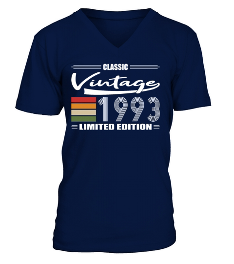 30th birthday classic 1993 vintage 1993 V-Neck T-shirt