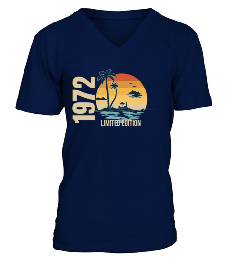 Birthday Limited Edition 1972 V-Neck T-shirt