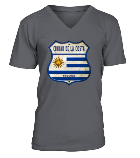 Ciudad de la Costa Uruguay Vintage Design V-Neck T-shirt