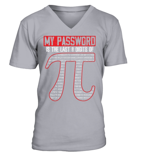 Math Instructor Math Teacher Mathematician Pi Day V-Neck T-shirt