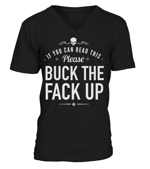 Message for the tailgaters V-Neck T-shirt