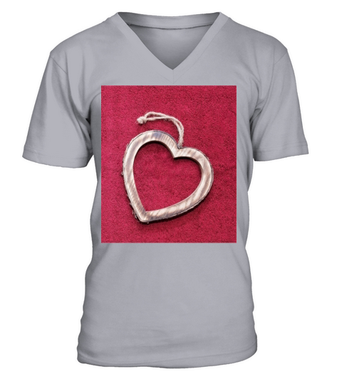 VALENTINE HEART597 V-Neck T-shirt