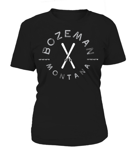 Bozeman Montana Vintage Graphic Ski Women's T-Shirt