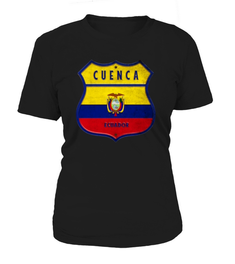 Cuenca Ecuador coat of arms flag design Women's T-Shirt