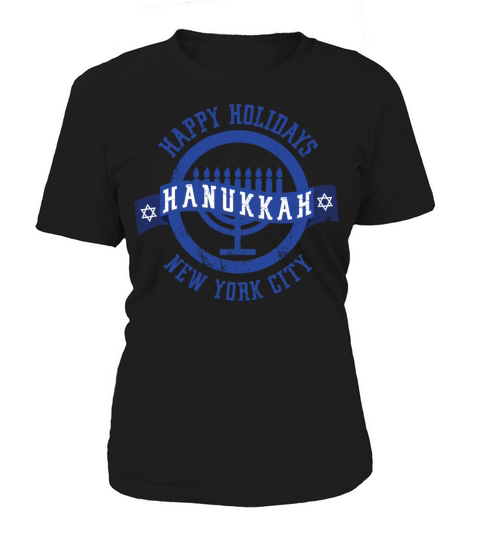Hanukkah Happy Holidays Vintage Look Women's T-Shirt