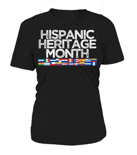 Hispanic Heritage Month Flags Spanish Teacher Women's T-Shirt