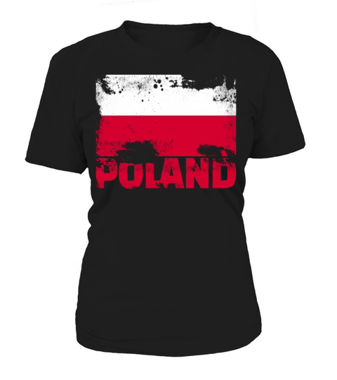 Poland Flag Vintage Distressed Polish Grunge Trave Women's T-Shirt