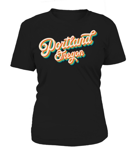 Retro 70S Vintage Portland Oregon Usa Pride Women's T-Shirt