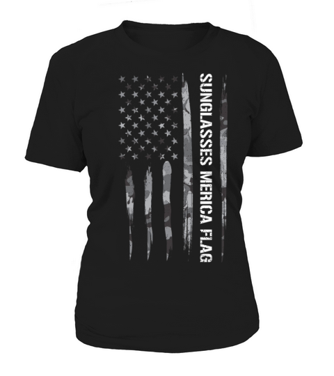 Sunglasses Merica Flag Women's T-Shirt