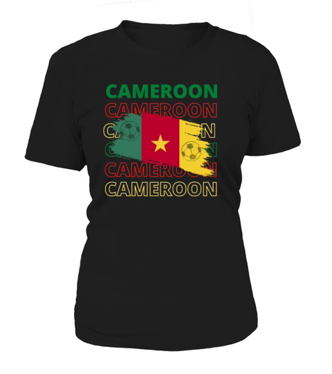 World Cameroon Soccer Vintage Women's T-Shirt