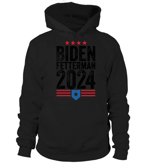 Biden Fetterman 2024 Vintage Hoodie Unisex