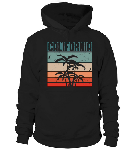 California Summer Sun Palms Beach Water Cali Love Hoodie Unisex