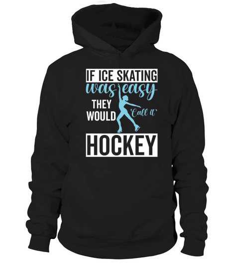 Funny Ice Skating Design Ice Skater Cool Ice Hoodie Unisex