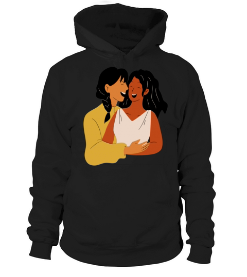 lesbian lgbtq pride valentine day 202 valentines Hoodie Unisex