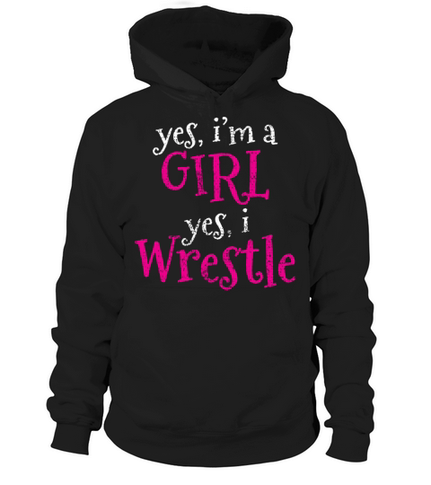 Wrestling Wrestler Girls Vintage Hoodie Unisex