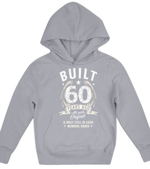 60th Birthday Angel Kids Hoodie