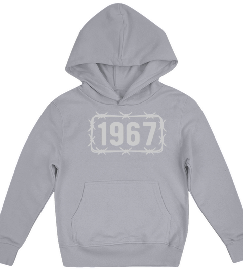 Birthday Vintage 1967 Barbed Wire Kids Hoodie