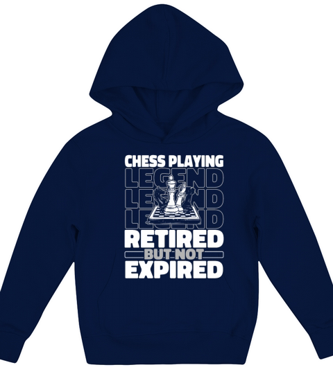 Chess Retired Kids Hoodie
