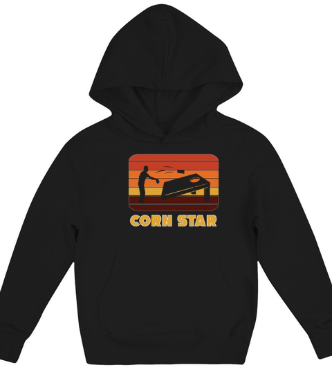 Corn Star Cornhole Kids Hoodie