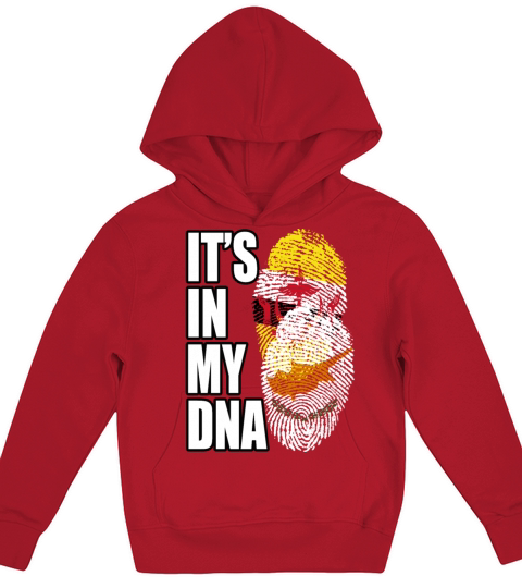 Cypriot And Bruneian Mix Heritage DNA Flag Kids Hoodie