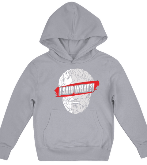 Socrates Philosophy Design for Philosophy Student Kids Hoodie
