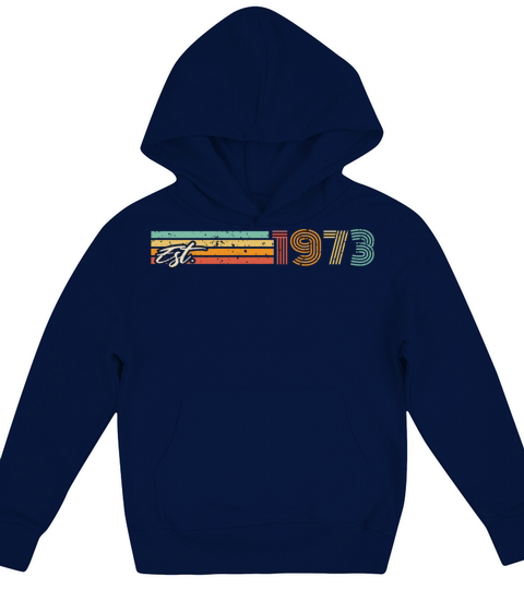 Vintage 1973 50th Birthday gift Retro Men Women Kids Hoodie