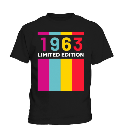 60 Years Vintage 1963 Retro 60th Birthday Kids T-Shirt