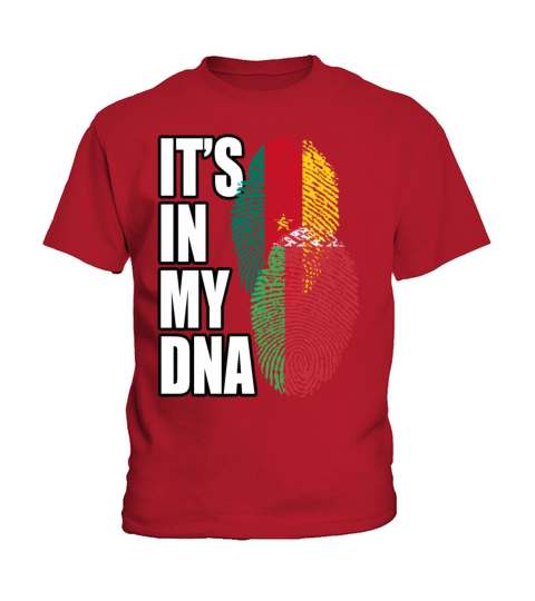 Belarusian And Cameroonian Mix Heritage DNA Flag Kids T-Shirt
