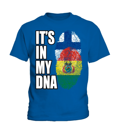 Finland And Bolivian Mix Heritage DNA Flag Kids T-Shirt