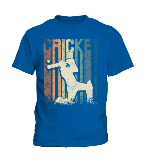 Retro Vintage Cricket Kids T-Shirt